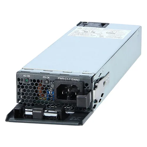 Cisco PWR-C1-715WAC-P | 715-Watts 80-Plus Platinum Hot-Swappable Redundant 100-240V AC Power Supply for Catalyst C9300 / C9300L Switches Refurbished - Cisco Systems Inc. refurbished available on Gotodirect
