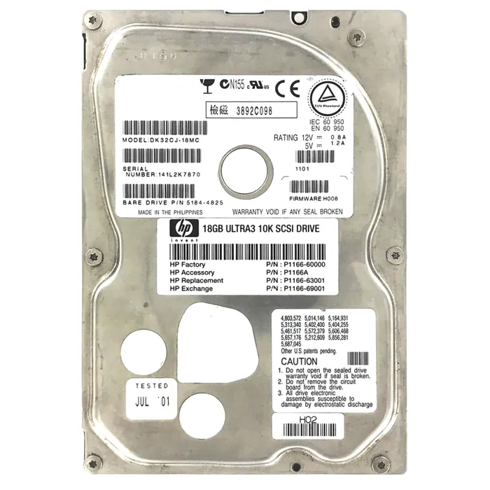 Hitachi DK32CJ-18MC | 18GB 10000RPM Ultra-160 SCSI 4MB Cache 80-Pin 3.5-inch Hard Drive Refurbished -  refurbished available on Gotodirect