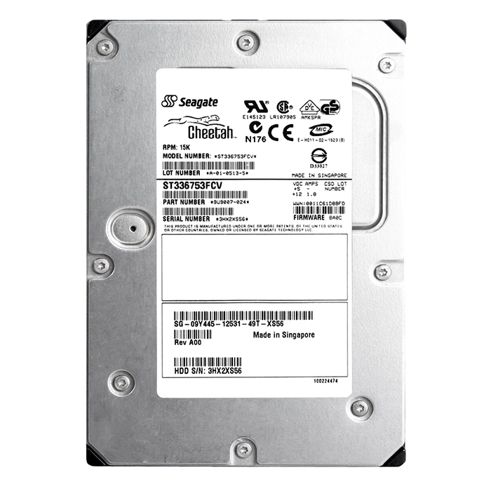 Seagate ST336753FCV | Cheetah 15K.3 36GB 15000RPM Fibre Channel 2Gbps 40-Pin 8MB Cache 3.5-Inch Hard Drive Refurbished - Seagate refurbished available on Gotodirect