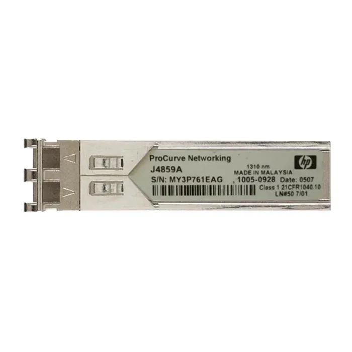 HP J4859-69001 | ProCurve X121 1Gb/s 1000Base-LX Single-Mode Fibre 1310nm 3km Duplex LC Connector SFP (mini-GBIC) Transceiver Module Refurbished - Hewlett-Packard (ou HP en abrégé) refurbished available on Gotodirect