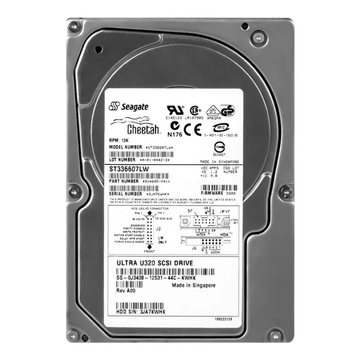 Seagate 9V4005-041 | Cheetah 10K.6 Series 36.4GB 10000RPM Ultra320 SCSI 8MB Cache (CE) 68-Pin 3.5-Inch Hard Drive Refurbished - Seagate refurbished available on Gotodirect