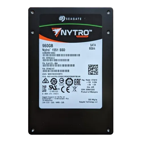 Seagate XA960ME10063 | Nytro 1551 960GB Triple-Level Cell SATA 6Gb/s 2.5-Inch Solid State Drive Refurbished - Seagate refurbished available on Gotodirect