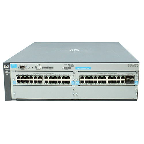 HP 4204VL | ProCurve 4200vl Series 4204vl-48GS 44 x Ports 1000Base-T + 4 x Ports SFP mini-GBIC Layer 3 Managed Rack-mountable Gigabit Ethernet Network Switch Refurbished - Hewlett-Packard (ou HP en abrégé) refurbished available on Gotodirect