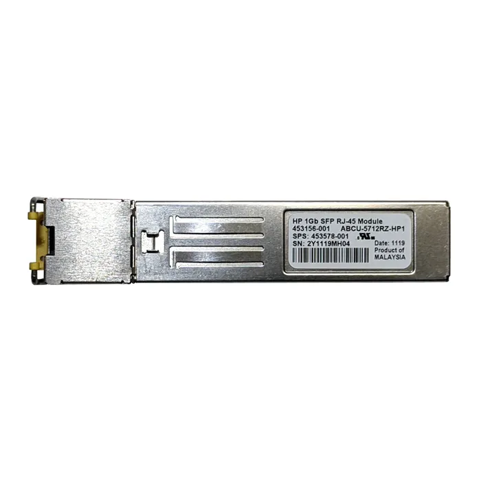 HP 453156-001 | BLC Virtual Connect 1Gb/s 1000Base-T Copper-Mode 100m RJ-45 Connector SFP (mini-GBIC) Transceiver Module Refurbished - Hewlett-Packard (ou HP en abrégé) refurbished available on Gotodirect