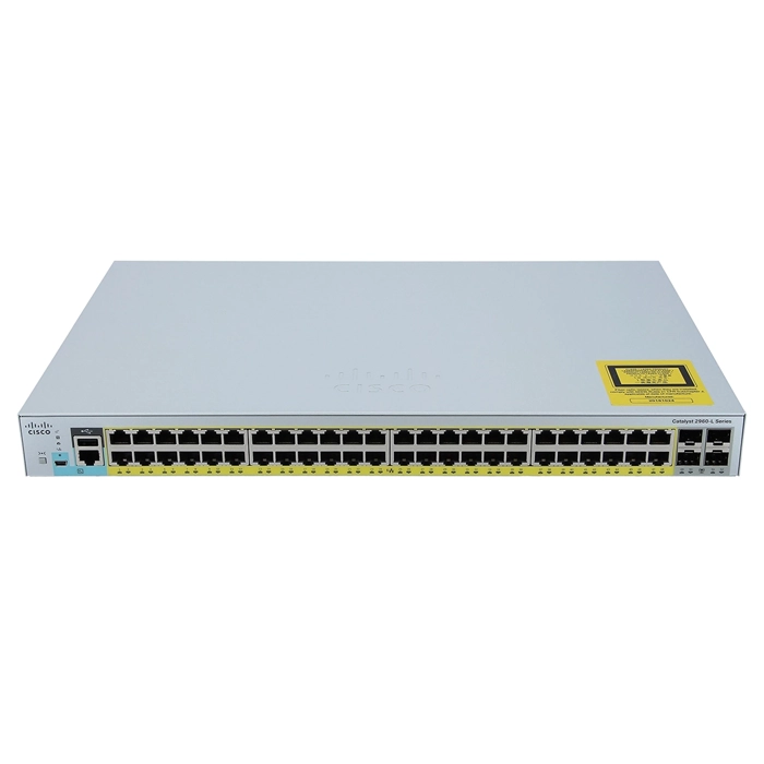 Cisco WS-C2960L-48PS-LL | Catalyst 2960L Series 2960L-48PS 48 x Ports PoE+ 10/100/1000Base-T + 4 x SFP Ports Layer 2 Managed 1U Rack-Mountable Gigabit Ethernet Network Switch Refurbished - Cisco Systems Inc. refurbished available on Gotodirect
