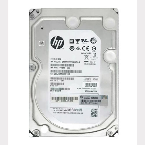 HP 801042-002 | 3Par 20000 6TB 7200RPM SAS 6Gb/s 3.5-Inch Hard Drive Refurbished - Hewlett-Packard (ou HP en abrégé) refurbished available on Gotodirect