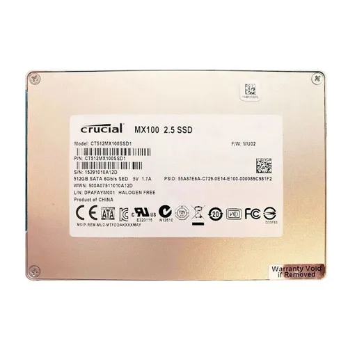 Crucial CT512MX100SSD1 | MX100 512GB Multi-Level Cell SATA 6Gb/s 2.5-Inch Solid State Drive Refurbished - Crucial refurbished available on Gotodirect
