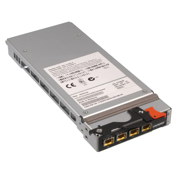 Buy IBM 39Y9319 | 4 x Ports Optical Pass-Thru I/O Module for EServer BladeCenter Refurbished - $194.18 IBM 39Y9319 | 4 x Ports Optical Pass-Thru I/O Module for EServer BladeCenter Refurbished - refurbished available on Gotodirect