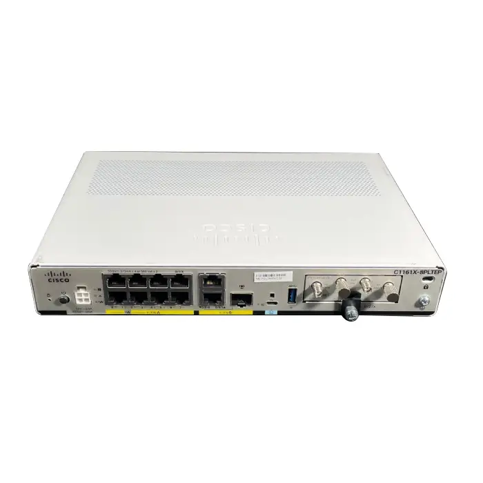Cisco C1161X-8PLTEP-RF | ISR 1100X 8 x Ports 1000Base-T 2 x SFP (mini-GBIC) Ports 1000Base-X Rack-mountable Integrated Services Router Refurbished - Cisco Systems Inc. refurbished available on Gotodirect