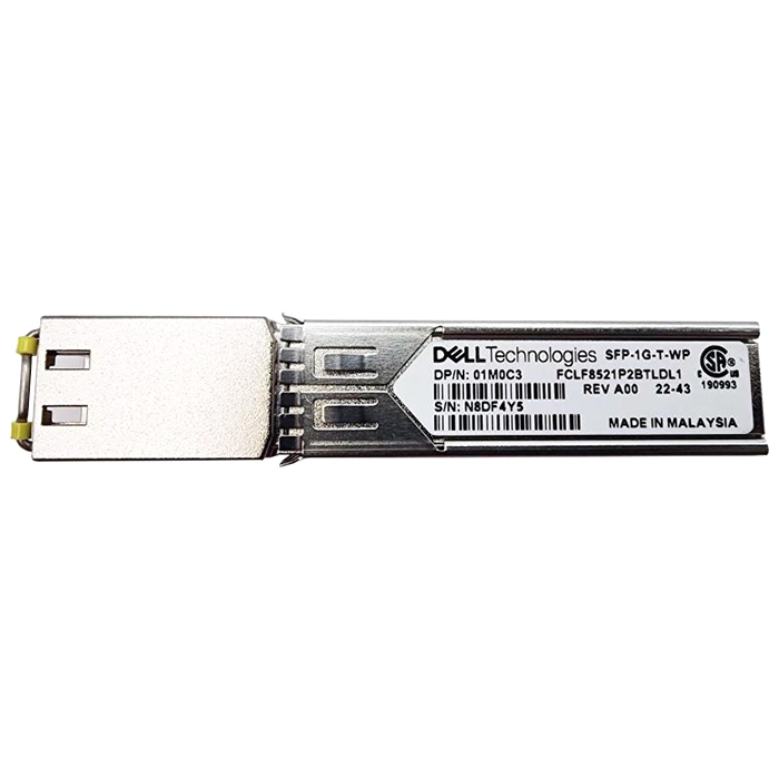 Dell 1M0C3 | 1GbE SFP to RJ-45 Base-T 100m Copper Optical Transceiver Refurbished - Dell refurbished available on Gotodirect