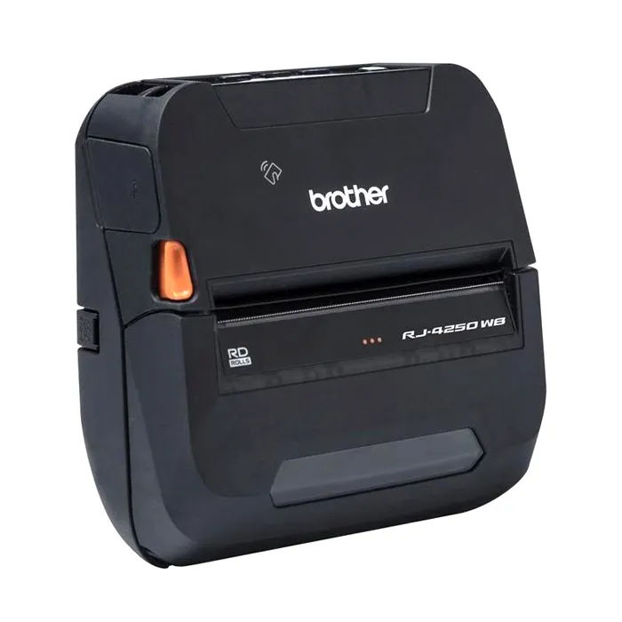 Brother RJ-4250WB | 203 dpi Rugged 4 33 ppm Mobile Label Receipt Printer Refurbished - Brother refurbished available on Gotodirect