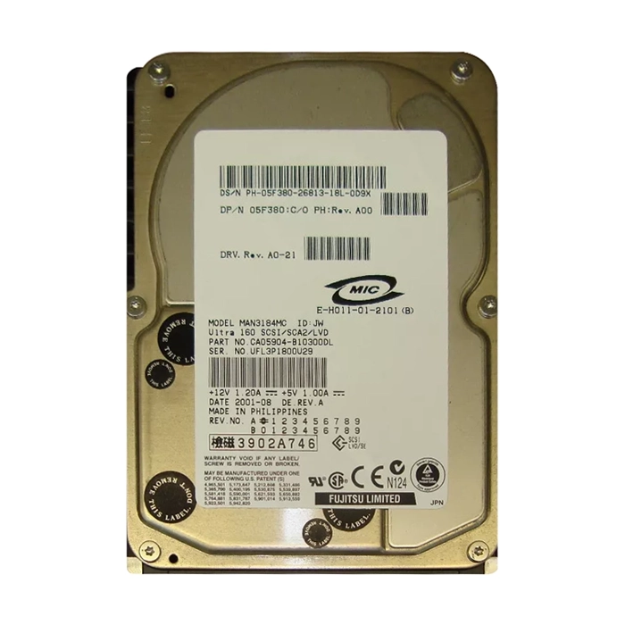 Dell 5F380 | 18.4GB 10000RPM Ultra160 SCSI 8MB Cache 80-Pin 3.5-Inch Hard Drive Refurbished - Dell refurbished available on Gotodirect