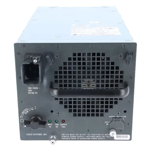 Cisco WS-CAC-3000W= | 3000-Watts 200-240V AC 16A 50-60Hz Power Supply for Catalyst 6500 Series Refurbished - Cisco Systems Inc. refurbished available on Gotodirect