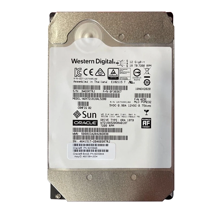 Buy Oracle 8205846 | 18TB 7200RPM SAS 12Gb/s 512MB Cache 3.5-inch Hard Drive Refurbished - $627.65 Oracle 8205846 | 18TB 7200RPM SAS 12Gb/s 512MB Cache 3.5-inch Hard Drive Refurbished - refurbished available on Gotodirect