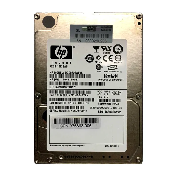 Seagate 9FJ066-072 | Savvio 10K.3 Series 146GB 10000RPM SAS 6Gb/s 16MB Cache (SED) 2.5-Inch Hard Drive Refurbished - Seagate refurbished available on Gotodirect