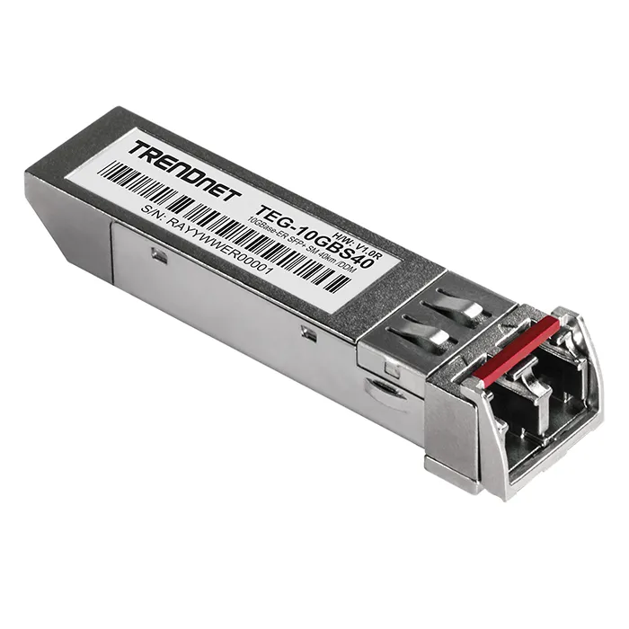 TRENDnet TEG-10GBS40 | 10Gb/s 10GBase-ER SFP to RJ45 Single Mode Fiber 40km 1550nm LC Connector SFP+ Transceiver Module Refurbished -  refurbished available on Gotodirect