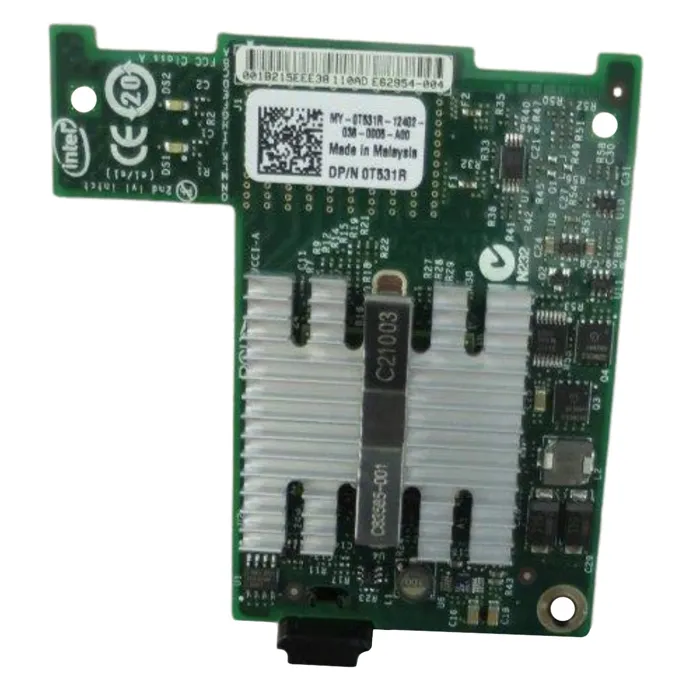 Dell 0T531R | 82599ES 2-Ports 10GBase-SR PCI-Express 2.0 Gigabit Ethernet Network Card Refurbished - Dell refurbished available on Gotodirect