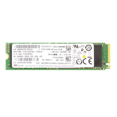 Dell V4RWG | 512GB PCI Express NVMe 3.0 x4 M.2 2280 Solid State Drive Refurbished - Dell refurbished available on Gotodirect