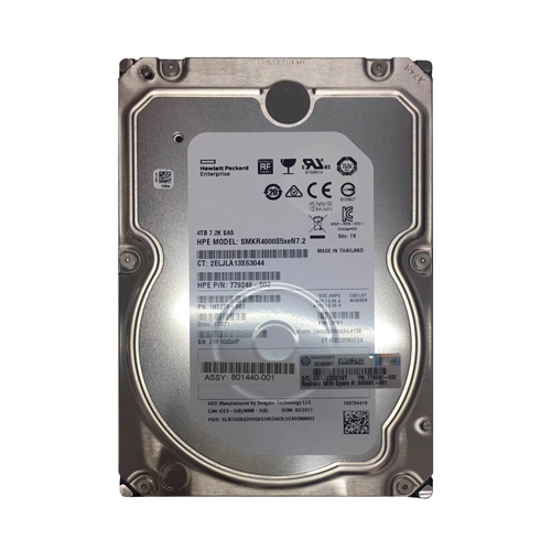 HP 809601-001 | 4TB 7200RPM SAS 12Gb/s Nearline 3.5-Inch Hard Drive for 3PAR StoreServ 20000 Refurbished - Hewlett-Packard (ou HP en abrégé) refurbished available on Gotodirect