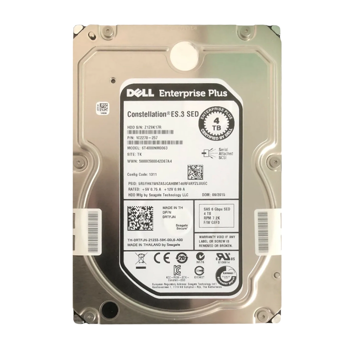 Seagate 1C2270-257 | Constellation ES.3 Series 4TB 7200RPM SAS 6Gb/s 128MB Cache (SED-FIPS) (CE) 3.5-Inch Hard Drive Refurbished - Seagate refurbished available on Gotodirect
