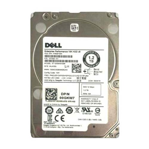 Dell 0GKW7 | 1.2TB 10000RPM SAS 12Gb/s 2.5-Inch Hard Drive Refurbished - Dell refurbished available on Gotodirect