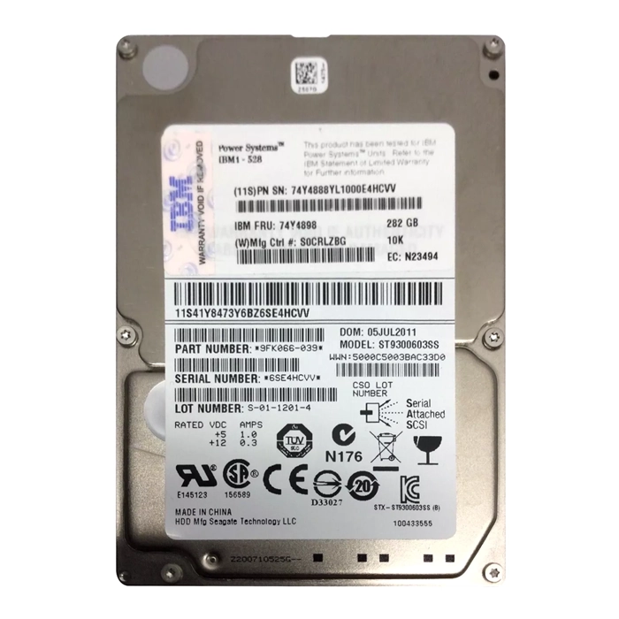 Buy IBM 74Y4888 | 300GB 10000RPM SAS 6Gb/s 2.5-Inch Hard Drive Refurbished - $491.61 IBM 74Y4888 | 300GB 10000RPM SAS 6Gb/s 2.5-Inch Hard Drive Refurbished - refurbished available on Gotodirect