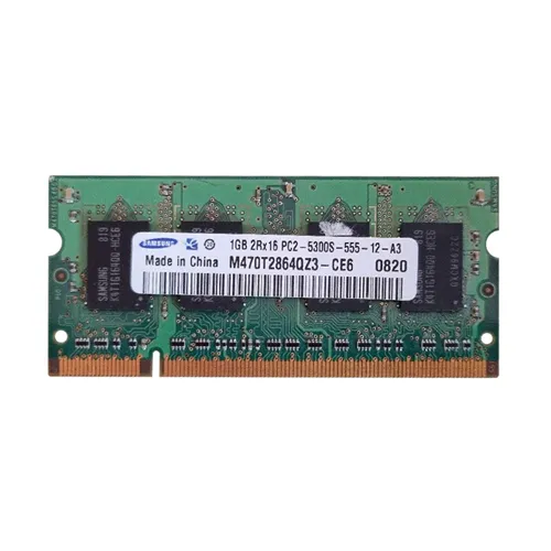 Samsung M470T2864QZ3-CE6 | 1GB DDR2-667MHz PC2-5300 Non-ECC Unbuffered SODIMM CL5 2Rx16 1.8V 200-Pin Memory Module Refurbished - Samsung refurbished available on Gotodirect