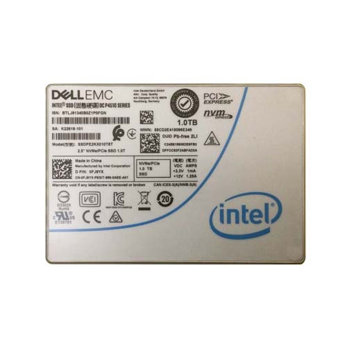 Intel SSDPE2KX010T8T | DC P4510 1TB Triple-Level Cell PCI Express 3.1 x4 NVMe U.2 2.5-Inch Solid State Drive Refurbished - Intel refurbished available on Gotodirect