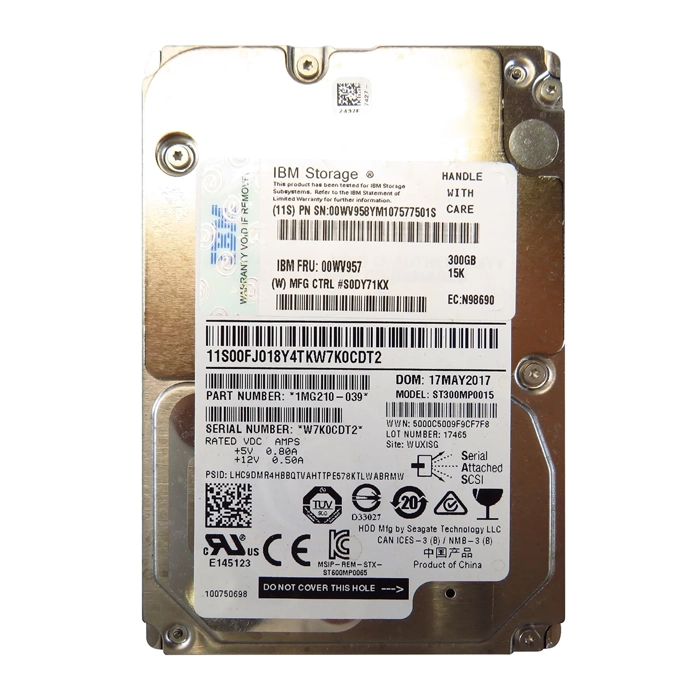IBM 00WV957 | 300GB 10000RPM SAS 6Gb/s 64MB Cache 2.5-Inch Hard Drive Refurbished -  refurbished available on Gotodirect