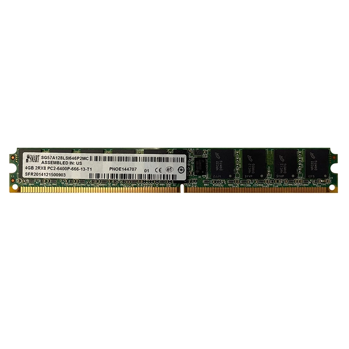 Smart Modular SG57A128LSI646P2MC | 4GB DDR2-800MHz PC2-6400 ECC Registered 240-Pin RDIMM 2Rx8 Memory Refurbished -  refurbished available on Gotodirect