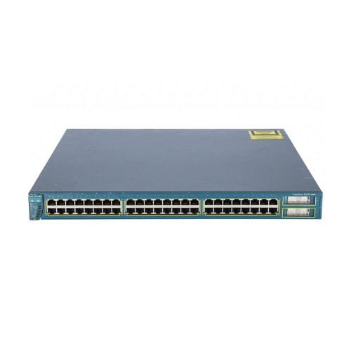 Cisco WS-C3550-48-SMI-RF | Catalyst 3550 Series 3550-48 48 x RJ-45 Ports 10/100Base-TX + 2 x GBIC Slots Layer 3 Managed 1U Rack-mountable Stackable Fast Ethernet Network Switch Refurbished - Cisco Systems Inc. refurbished available on Gotodirect