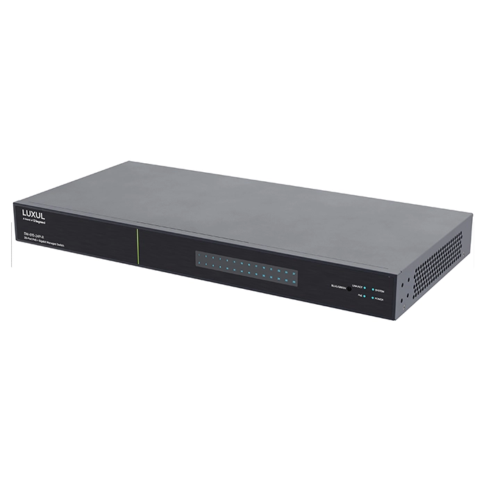 Luxul SW-615-24P-R | 24 PoE+ and 4 SFP+ 10Gb L2/L3 Gigabit Managed Switch Refurbished -  refurbished available on Gotodirect