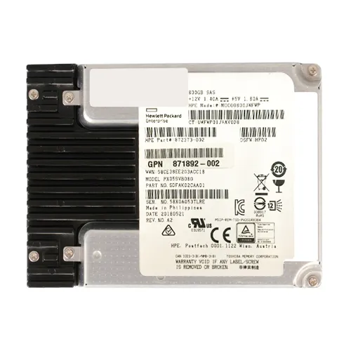 HP MO000800JWFWP | 800GB Multi-Level Cell SAS 12Gb/s Mixed Use 3.5-Inch Hybrid Solid State Drive for ProLiant Servers Refurbished - Hewlett-Packard (ou HP en abrégé) refurbished available on Gotodirect