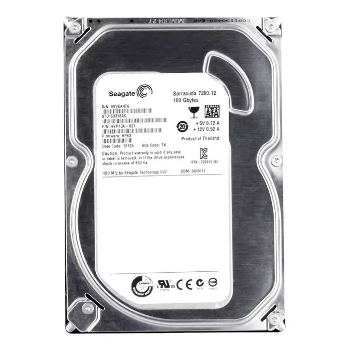 Buy Seagate 9YP13A-021 | BarraCuda 7200.12 160GB 3.5-inch 6GB/s SATA NCQ 7200RPM 8MB Cache Desktop Hard Drive Refurbished - $110.00 Seagate 9YP13A-021 | BarraCuda 7200.12 160GB 3.5-inch 6GB/s SATA NCQ 7200RPM 8MB Cache Desktop Hard Drive Refurbished - Seagate refurbished available on Gotodirect