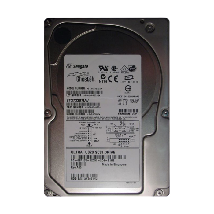 Dell 2R165 | 73GB 10000RPM Ultra320 SCSI 8MB Cache 68-Pin 3.5-Inch Hard Drive Refurbished - Dell refurbished available on Gotodirect
