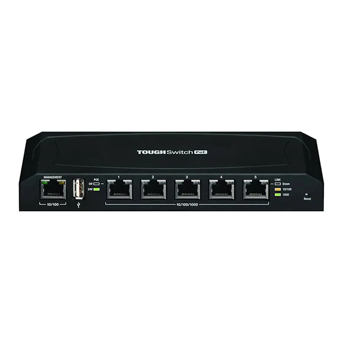 Ubiquiti TS-5-POE | TOUGHSwitch PoE Manageable 2 Layer Supported Wall Mountable Desktop Refurbished - Ubiquiti refurbished available on Gotodirect