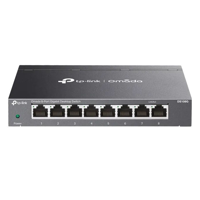TP-LINK DS108G | Omada 8-Port Gigabit Unmanaged Desktop Switch Refurbished - TP-Link refurbished available on Gotodirect