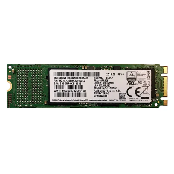 Lenovo 01FR506 | 256GB SATA 6GB/s M.2 2280 Internal Solid State Drive Refurbished - Lenovo refurbished available on Gotodirect