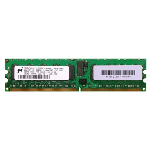 Micron MT18HTF6472Y-53EB2 | 512MB DDR2-533MHz PC2-4200 ECC Registered RDIMM CL4 1Rx4 1.8V 240-Pin Memory Module Refurbished -  refurbished available on Gotodirect