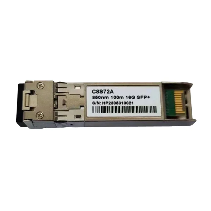 Buy HP C8S72A | C-Series 16Gb/s Short Wave Fibre Channel SFP+ Transceiver Module Refurbished - $187.06 HP C8S72A | C-Series 16Gb/s Short Wave Fibre Channel SFP+ Transceiver Module Refurbished - Hewlett-Packard (ou HP en abrégé) refurbished available on Gotodirect