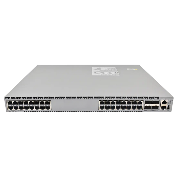 Arista DCS-7050TX-48-F | 7050X 32x RJ45 (1/10GBASE-T) and 4x QSFP+ Switch Front-to-rear Airflow and 2x AC Power Supplies Refurbished - Arista Networks (as it's a well-known brand in the refurbished available on Gotodirect