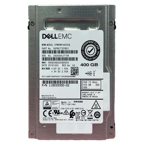 Buy KIOXIA KPM5WVUG400G | 400GB Triple-Level Cell SAS 12Gb/s 2.5-inch Solid State Drive Refurbished - $260.00 KIOXIA KPM5WVUG400G | 400GB Triple-Level Cell SAS 12Gb/s 2.5-inch Solid State Drive Refurbished - refurbished available on Gotodirect