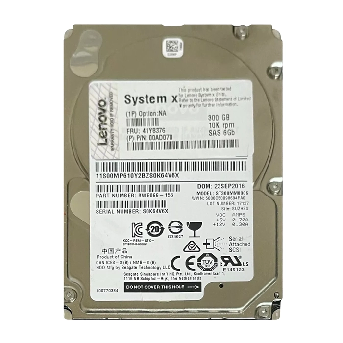 Lenovo 41Y8376 | 300GB 10000RPM SAS 6Gb/s 2.5-Inch Hard Drive Refurbished - Lenovo refurbished available on Gotodirect