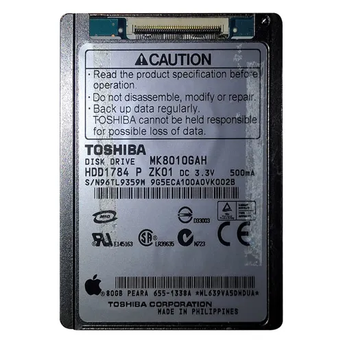 Buy Toshiba MK8010GAH | 80GB 4200RPM IDE Ultra ATA/100 (ATA-6) 2MB Cache 1.8-Inch Hard Drive Refurbished - $216.98 Toshiba MK8010GAH | 80GB 4200RPM IDE Ultra ATA/100 (ATA-6) 2MB Cache 1.8-Inch Hard Drive Refurbished - Toshiba refurbished available on Gotodirect