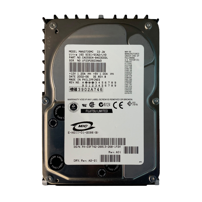 Dell 3F742 | 73GB 10000RPM Ultra160 SCSI 8MB Cache 80-Pin 3.5-Inch Hard Drive Refurbished - Dell refurbished available on Gotodirect