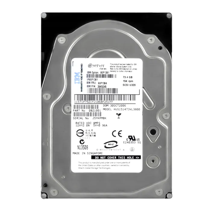 IBM 90P1384 | 73.4GB 15000RPM Ultra320 SCSI 80-Pin Hot Swappable 3.5-Inch Hard Drive Refurbished -  refurbished available on Gotodirect