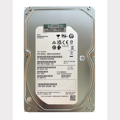 HP P12340-001 | 3Par StoreServ 1TB 7200RPM SAS 6Gb/s 64MB Cache 2.5-Inch Hard Drive Refurbished - Hewlett-Packard (ou HP en abrégé) refurbished available on Gotodirect