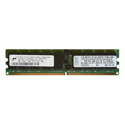 Micron MT36HTJ51272Y-40EA2 | 4GB DDR2-400MHz PC2-3200 ECC Registered RDIMM CL3 2Rx4 1.8V 240-Pin Memory Module Refurbished -  refurbished available on Gotodirect