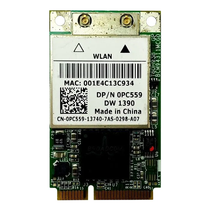 Dell PC559-99 | Adapter Mini PCI 1390 802.11b/g Refurbished - Dell refurbished available on Gotodirect