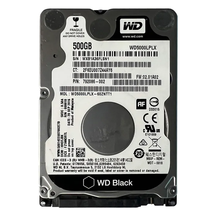 Western Digital WD5000LPLX-60ZNTT1 | Black 500GB 2.5-inch 6GB/s SATA 7200RPM 32MB Cache Laptop Hard Drive Refurbished - Western Digital refurbished available on Gotodirect